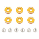 Mishimoto Large Fender Washer Kit (6pcs) - Gold - MMFW-LG-6GD