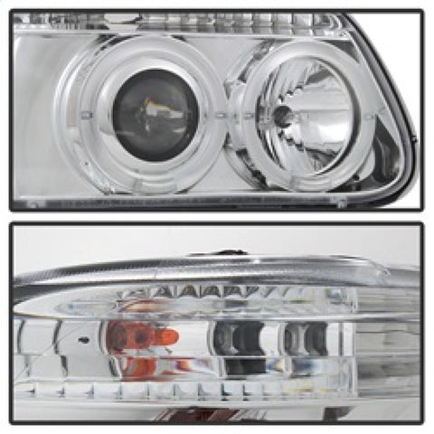 Spyder Ford Explorer 95-01 1PC Projector Headlights LED Halo Chrm PRO-YD-FEXP95-HL-1PC-C - 5010148