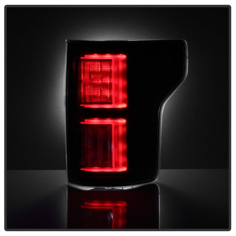 Spyder 18-19 Ford F-150 (w/o Blind Spot Sensor) LED Tail Lights - Black (ALT-YD-FF15018-LED-BK) - 5085689