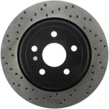 StopTech Sport Cross Drilled Brake Rotor - Front Left - 128.58009R