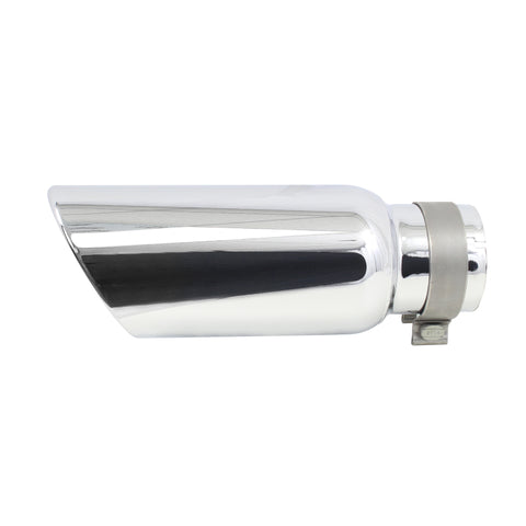 Go Rhino Exhaust Tip - Chrome - ID 3 1/2in x L 14in x OD 5in - GRT35514