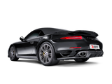 Akrapovic 14-15 Porsche 911 Turbo/Turbo S (991) Slip-On Line (Titanium) w/ Carbon Titanium Tips - S-PO991TSO-HT