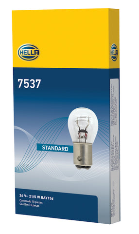 Hella Bulb 7537 24V 21/5W BAY15d S8 - 7537