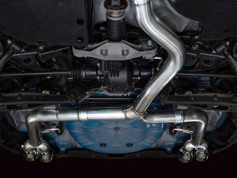 AWE Tuning 2022+ VB Subaru WRX Track Edition Exhaust - Chrome Silver Tips - 3020-42979