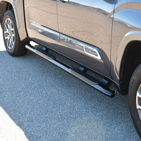 Westin 2022 Toyota Tundra CrewMax PRO TRAXX 4 Oval Nerf Step Bars - Black - 21-24235