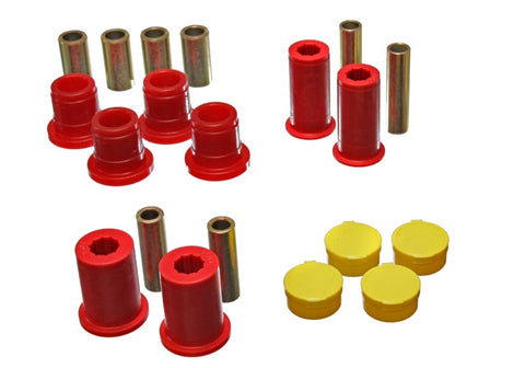 Energy Suspension 97-01 Dodge Dakota 2WD Red Front Control Arm Bushing Set - 5.3122R