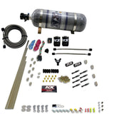 Nitrous Express 8 Cyl Dry Direct Port 2 Solenoids Nitrous Kit (200-600HP) w/Composite Bottle - 93006-12