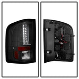 Spyder Chevy Silverado 07-13 Version 2 LED Tail Lights - Black ALT-YD-CS07V2-LED-BK - 5081766