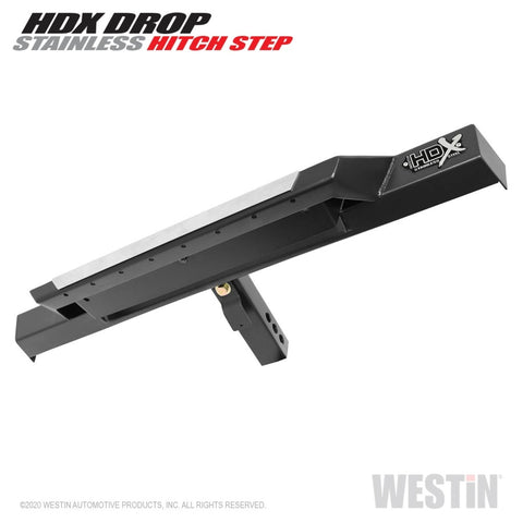 Westin HDX Stainless Drop Hitch Step 34in Step 2in Receiver - Textured Black - 56-100152