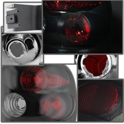 Spyder Chevy Silverado Stepside 99-04 Euro Style Tail Lights Black Smoke ALT-YD-CS99STS-BSM - 5078070