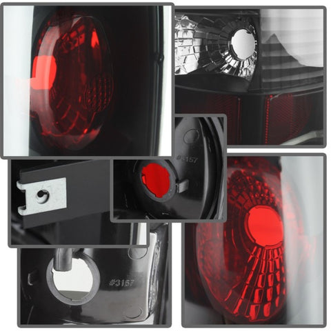 Spyder Chevy Silverado 1500 99-02 (Not Fit Stepside) Euro Style Tail Lights Blk Smke ALT-YD-CS99-BSM - 5078056