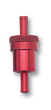 Russell Performance Red Street Fuel Filter (3in Length 1-1/8in diameter 3/8in inlet/outlet) - 645130