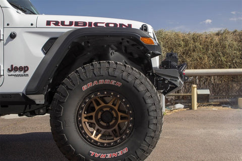 Addictive Desert Designs 2018 Jeep Wrangler JL Rock Fighter Front Bumper w/ Low Profile Top Hoop - F964902080103