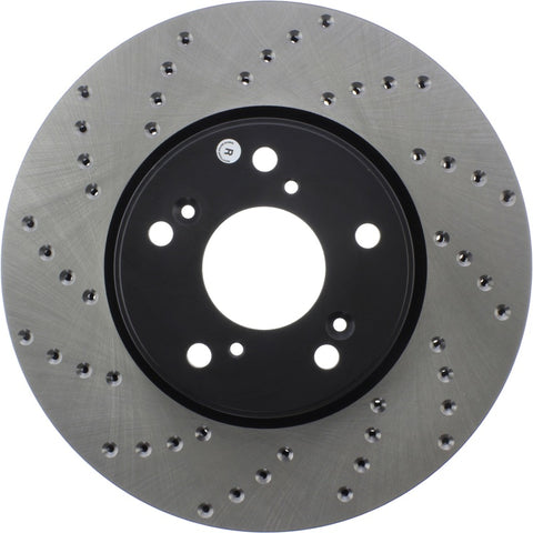 StopTech Cyro Drilled Sport Brake Rotor Front Right 13+ Honda Accord - 128.40086CR