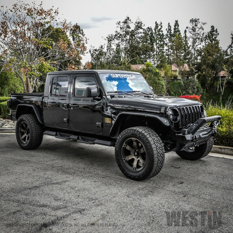 Westin 2020 Jeep Gladiator HDX Xtreme Nerf Step Bars - Textured Black - 56-24165