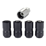 McGard Wheel Lock Nut Set - 4pk. (Cone Seat) M14X1.5 / 21mm & 22mm Dual Hex / 1.639in. L - Black - 24216