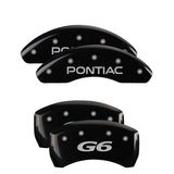 MGP 4 Caliper Covers Engraved Front & Rear MGP Yellow finish black ch - 17211SMGPYL