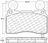 StopTech Performance Front Brake Pads 10-14 Chevy Camaro - 309.14740