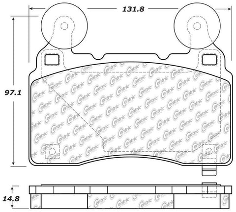 StopTech Performance Front Brake Pads 10-14 Chevy Camaro - 309.14740