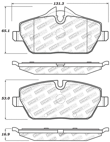 StopTech Performance Brake Pads - 309.13080