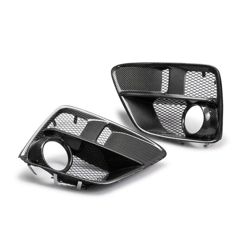 Seibon 15-17 Subaru Impreza WRX/STi Carbon Fiber Fog Light Surrounds (pair) - FLS15SBIMP