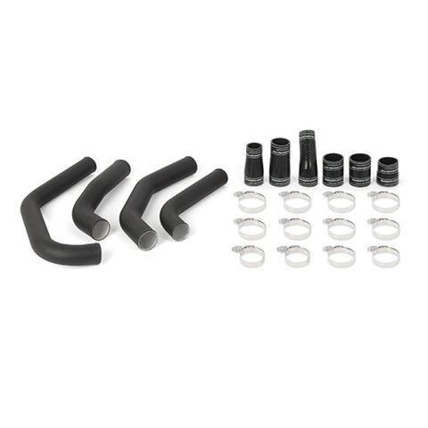 Mishimoto 15-17 Ford F-150 2.7L EcoBoost Hot-Side Intercooler Pipe Kit - Wrinkle Black - MMICP-F27T-15HWBK