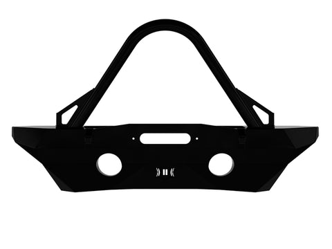 ICON 07-18 Jeep Wrangler JK Pro Series Mid Width Front Recessed Winch Bumper w/Stinger/Tabs - 25233