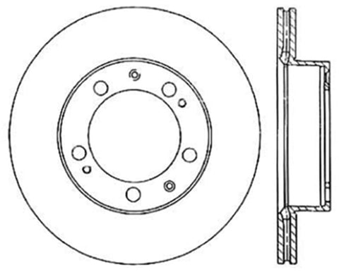 StopTech Drilled Sport Brake Rotor - 128.37030L