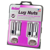 McGard Hex Lug Nut (X-Long Shank) M12X1.5 CTR Washer / 13/16 Hex / 2.27in. Length (4-Pack) - Chrome - 63016