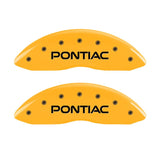 MGP 4 Caliper Covers Engraved Front Pontiac Rear Gto Yellow Finish Black Char 2004 Pontiac GTO - 18029SGTOYL