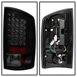 Spyder Dodge Ram 02-06 1500/Ram 2500/3500 03-06 LED Tail Light Black Smoke ALT-YD-DRAM02-LED-BSM - 5078094