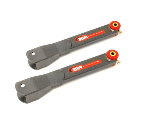 BMR 10-15 5th Gen Camaro Non-Adj. Rear Trailing Arms (Polyurethane) - Black Hammertone - TCA026H