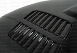 Seibon 07-10 BMW 3 Series 2 dr E92 (Excl M3 & convertible) GTR-style Carbon Fiber Hood - HD0708BMWE922D-GTR