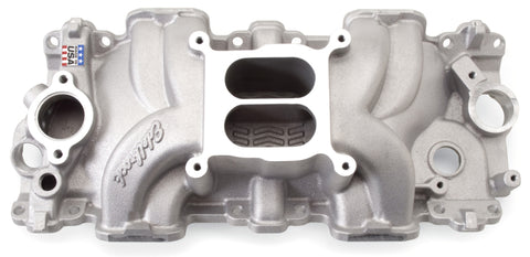 Edelbrock Intake Manifold Single Quad Perf RPM Chevrolet 348/409 Inwin Big Block Small Port - 7158