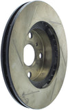 StopTech Power Slot 6/86-12/89 Toyota MR2 / 8/89-91 Corolla GTS Front Left SportStop Slotted Roto - 126.44047SL