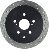 StopTech Sport Drilled & Slotted Rotor - Rear Left - 127.44166L