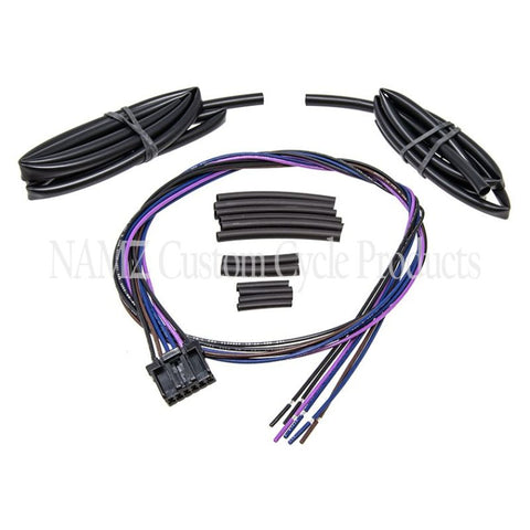 NAMZ 11-17 V-Twin FXST/FLST w/Switch Housing Mounted Signal Front Turn Sig Relocation Harness 36in. - NTSX-3601