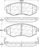 StopTech Street Brake Pads - 308.07002