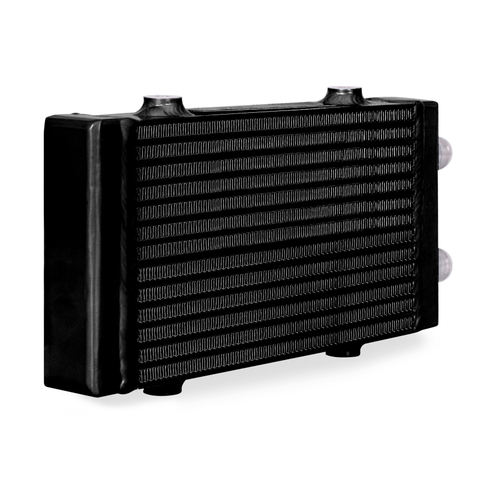 Mishimoto Universal Small Bar and Plate Dual Pass Black Oil Cooler - MMOC-DP-SBK