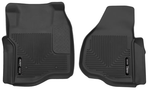 Husky Liners 11-12 Ford F250/F350/F450 Series Reg/Super/Crew Cab X-Act Contour Black Floor Liners - 53301