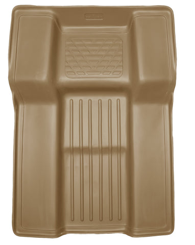 Husky Liners 07-10 GM Escalade/Tahoe/Yukon WeatherBeater Tan Walkway (2nd Row Bucket) Floor Liners - 81243