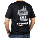 Skunk2 K-Power Tee (Black) - S - 735-99-0922