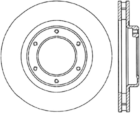 StopTech Cryo Slotted Sport Brake Rotor - Left - 126.44093CSL