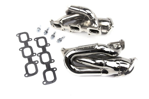 BBK 11-15 Ford Mustang 3.7L Shorty Tuned Length Headers - 1-5/8 Silver Ceramic (CARB EO 11-14 Only) - 14420