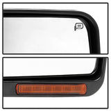 xTune 07-14 Ford F-150 Heated Amber Seq LED Signal OEM Pwr Mirrors (Pair) (MIR-03FF07-G2-PW-RAM-SET) - 9943171