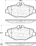 StopTech Street Brake Pads - 308.09870