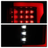 Spyder 15-17 Ford F-150 LED Tail Lights (w/Blind Spot) - Black Smoke (ALT-YD-FF15015BS-LBLED-BSM) - 5085337