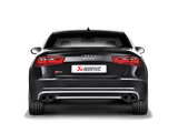 Akrapovic 13-17 Audi S6 Avant/Limousine (C7) Evolution Line Cat Back (Titanium) w/ Carbon Tips - S-AU/TI/6H