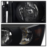 Xtune Dodge Ram 1500 06-08 Amber Crystal Headlights Black Smoked HD-JH-DR06-AM-BSM - 9030369