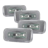 Xtune Dodge Ram 10-14 Dually 2 Red LED 2 Amber LED Fender Lights 4pcs Clear ACC-LED-DR10-FL-C - 9924774